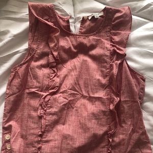 Madewell Light Red Blouse